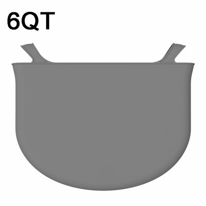 6QT Silicone Slow Cooke Liners Reusable Leakproof Crock Pot Liners, Gray, Black, Pink, Yellow