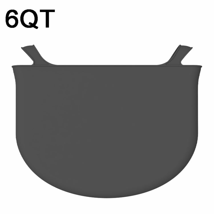 6QT Silicone Slow Cooke Liners Reusable Leakproof Crock Pot Liners, Gray, Black, Pink, Yellow