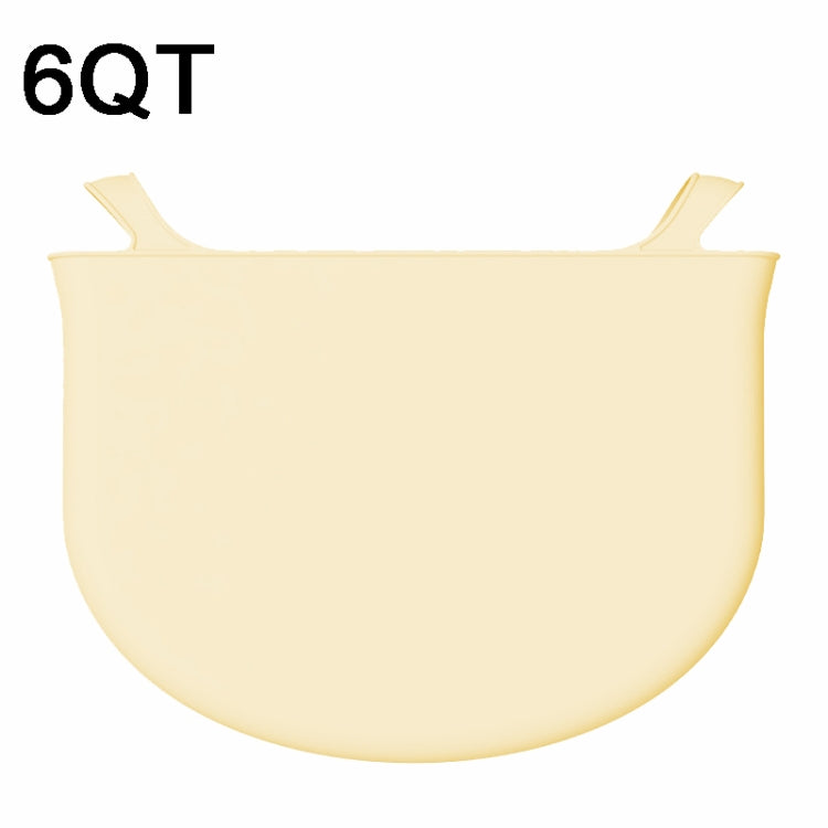 6QT Silicone Slow Cooke Liners Reusable Leakproof Crock Pot Liners, Gray, Black, Pink, Yellow