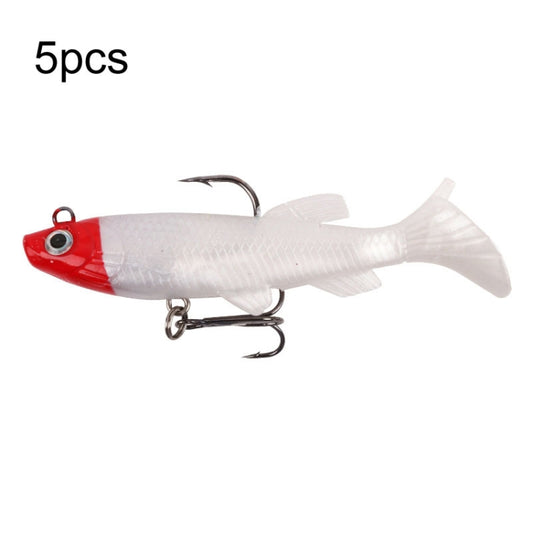5pcs Roadrunner Soft Lures Leadheads Luminous Lures, Red White T Tail, Pink  T Tail, Blue  T Tail, Green  T Tail, Yellow  T Tail, White T Tail, Black T tail, Red Luminous Reel Tail, Blue Reel Tail, Green Reel Tail, Pink Reel Tail, Red Reel Tail        ...