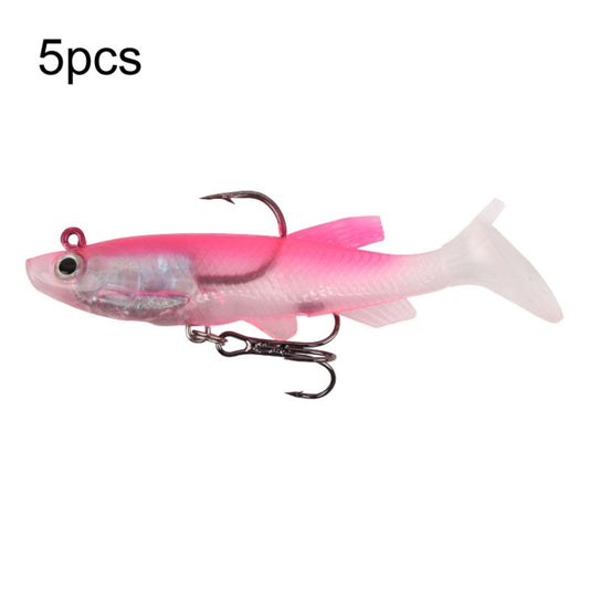 5pcs Roadrunner Soft Lures Leadheads Luminous Lures, Red White T Tail, Pink  T Tail, Blue  T Tail, Green  T Tail, Yellow  T Tail, White T Tail, Black T tail, Red Luminous Reel Tail, Blue Reel Tail, Green Reel Tail, Pink Reel Tail, Red Reel Tail        ...