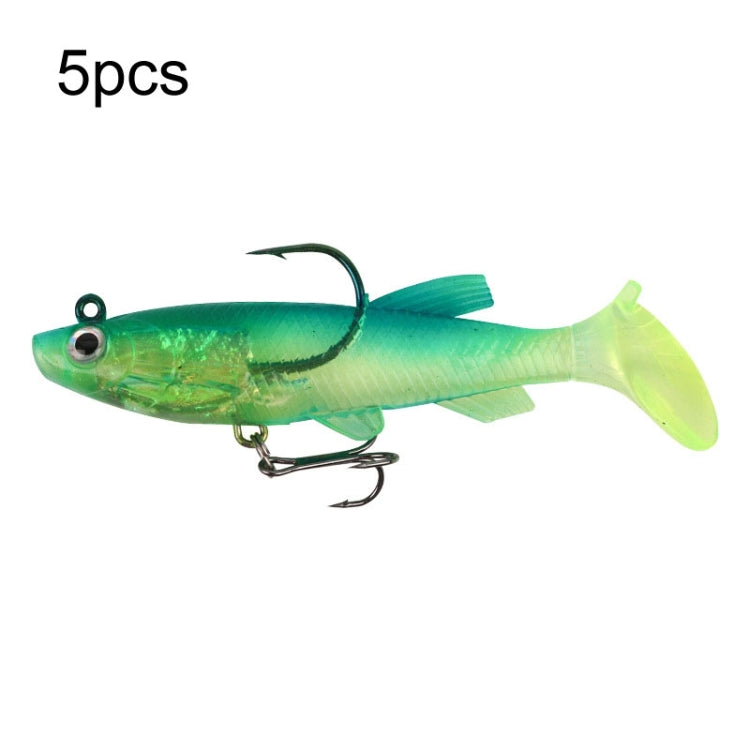 5pcs Roadrunner Soft Lures Leadheads Luminous Lures, Red White T Tail, Pink  T Tail, Blue  T Tail, Green  T Tail, Yellow  T Tail, White T Tail, Black T tail, Red Luminous Reel Tail, Blue Reel Tail, Green Reel Tail, Pink Reel Tail, Red Reel Tail        ...