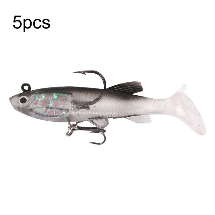 5pcs Roadrunner Soft Lures Leadheads Luminous Lures, Red White T Tail, Pink  T Tail, Blue  T Tail, Green  T Tail, Yellow  T Tail, White T Tail, Black T tail, Red Luminous Reel Tail, Blue Reel Tail, Green Reel Tail, Pink Reel Tail, Red Reel Tail        ...