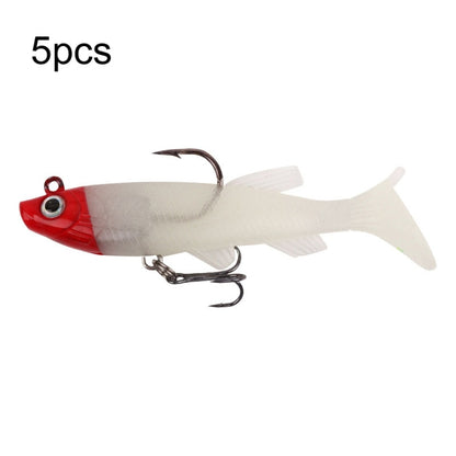 5pcs Roadrunner Soft Lures Leadheads Luminous Lures, Red White T Tail, Pink  T Tail, Blue  T Tail, Green  T Tail, Yellow  T Tail, White T Tail, Black T tail, Red Luminous Reel Tail, Blue Reel Tail, Green Reel Tail, Pink Reel Tail, Red Reel Tail        ...