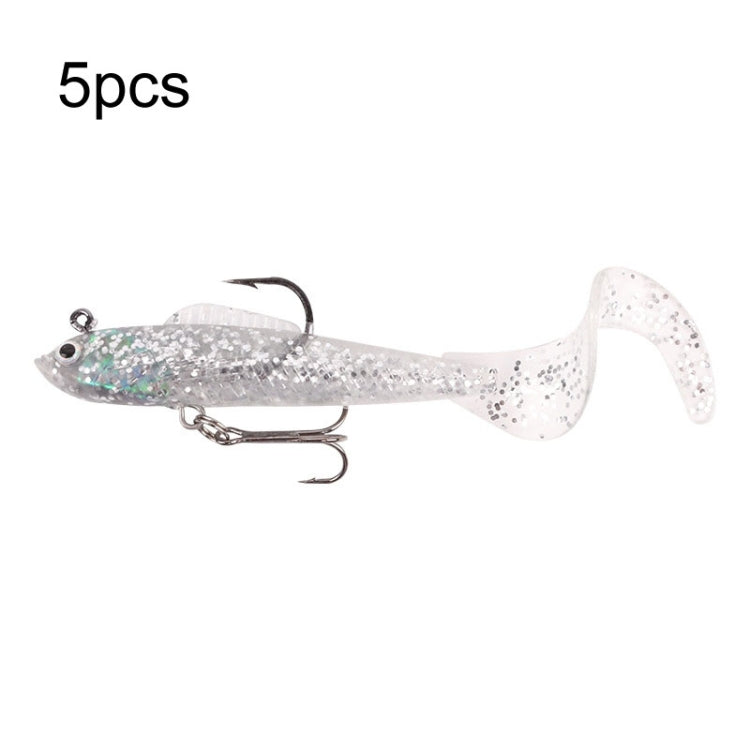 5pcs Roadrunner Soft Lures Leadheads Luminous Lures, Red White T Tail, Pink  T Tail, Blue  T Tail, Green  T Tail, Yellow  T Tail, White T Tail, Black T tail, Red Luminous Reel Tail, Blue Reel Tail, Green Reel Tail, Pink Reel Tail, Red Reel Tail        ...