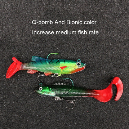 5pcs Roadrunner Soft Lures Leadheads Luminous Lures, Red White T Tail, Pink  T Tail, Blue  T Tail, Green  T Tail, Yellow  T Tail, White T Tail, Black T tail, Red Luminous Reel Tail, Blue Reel Tail, Green Reel Tail, Pink Reel Tail, Red Reel Tail        ...