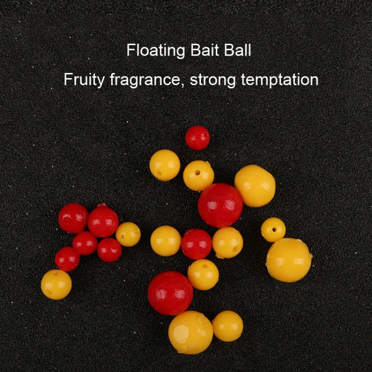 Balles flottantes TPR Flotteurs Appâts Faux Appâts Souples, 100pcs 8mm, 100pcs 10mm, 100pcs 14mm, 100pcs 16mm