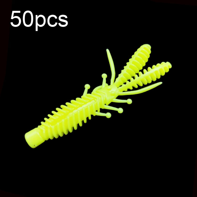 Appâts pour crevettes inversés flottants à filetage inversé, 50 petites, 50 grandes