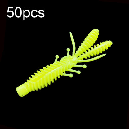 Appâts pour crevettes inversés flottants à filetage inversé, 50 petites, 50 grandes