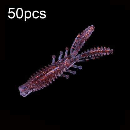 Appâts pour crevettes inversés flottants à filetage inversé, 50 petites, 50 grandes