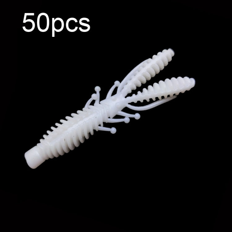 Appâts pour crevettes inversés flottants à filetage inversé, 50 petites, 50 grandes
