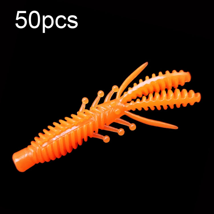 Appâts pour crevettes inversés flottants à filetage inversé, 50 petites, 50 grandes