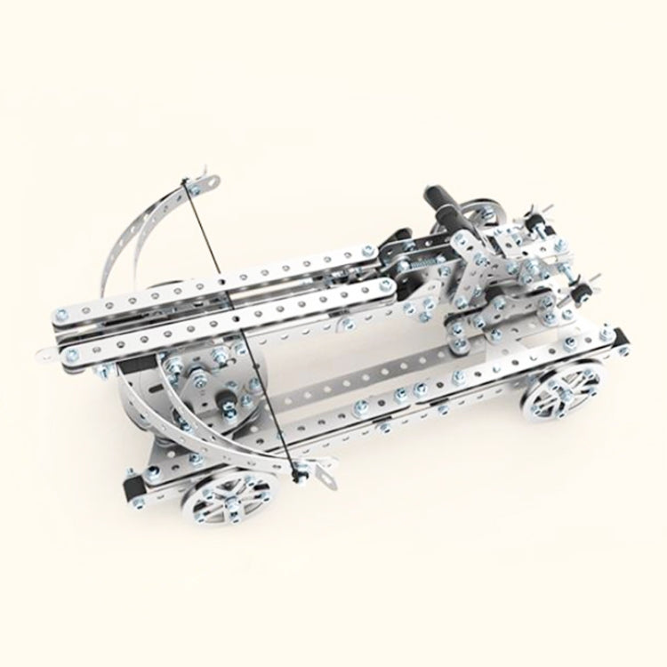 Puzzle Toys Intelligence Hand Assembly Mechanical Gear Transmission Building Blocks High Difficulty Metal Model, 580pcs Stone Throwing Machine, 660pcs Crossbow, 820pcs Dragon Crossbow, 500pcs Twisted Rock Thrower