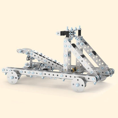 Puzzle Toys Intelligence Hand Assembly Mechanical Gear Transmission Building Blocks High Difficulty Metal Model, 580pcs Stone Throwing Machine, 660pcs Crossbow, 820pcs Dragon Crossbow, 500pcs Twisted Rock Thrower