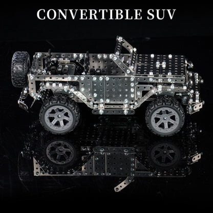 Assembly Off-Road Vehicle Intelligence Manual Assembly Toy Machinery Building Metal Model, Off-Road Vehicle