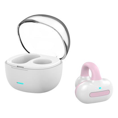 Ear Clip Type With Charging Warehouse Touch Bone Conduction Bluetooth Earphone, Black, Grey, Pink, Blue, Skin Color, Purple
