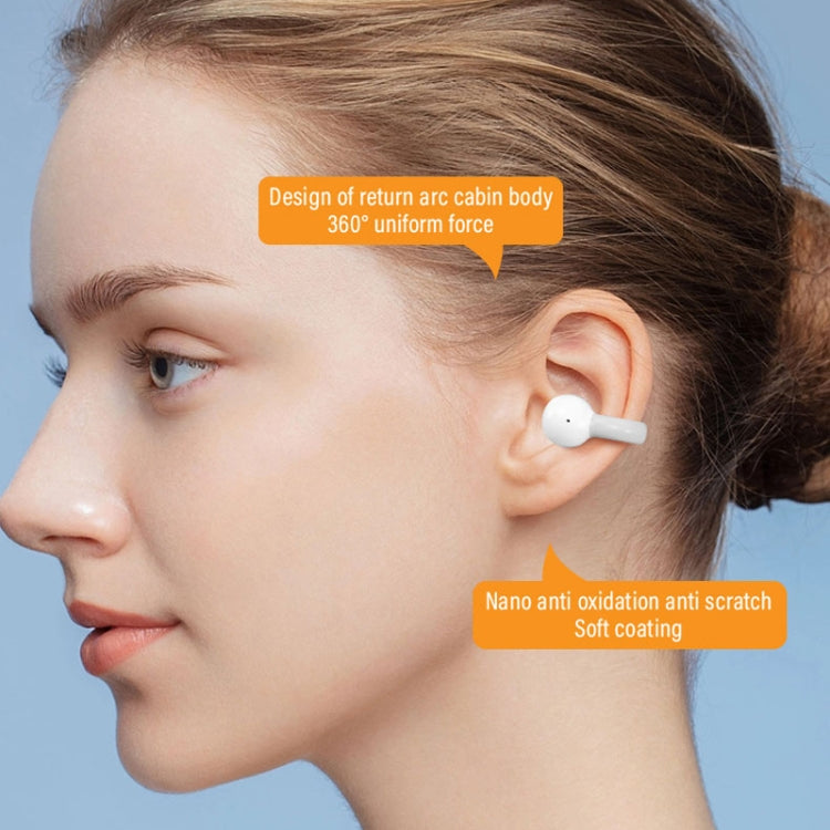 Ear Clip Type With Charging Warehouse Touch Bone Conduction Bluetooth Earphone, Black, Grey, Pink, Blue, Skin Color, Purple