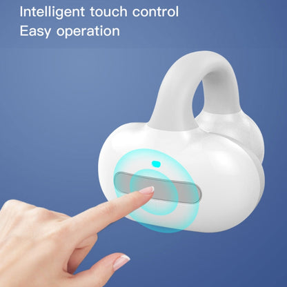 Ear Clip Type With Charging Warehouse Touch Bone Conduction Bluetooth Earphone, Black, Grey, Pink, Blue, Skin Color, Purple
