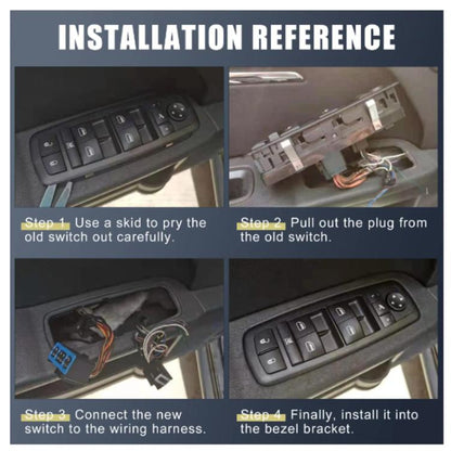 For Nissan Juke Car Window Switch Button Replacement Assembly