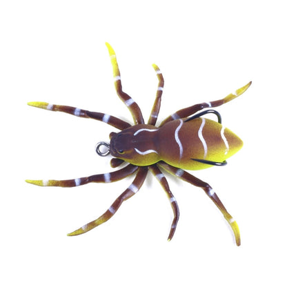 HENGJIA 8cm 7g Leurre Souple Araignée Bionique, 1, 2, 3, 4, 5, 5 Couleurs