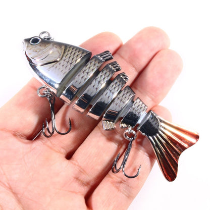 HENGJIA 10cm 24g Appât de pêche bionique multi-sections en plastique galvanisé, JM060 (3), JM060 (4), JM060 (5), JM060 (6), JM060 (1), JM060 (2)