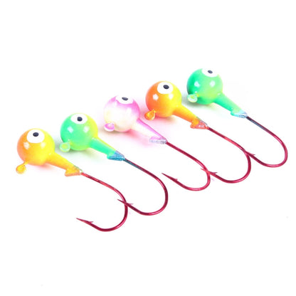 HENGJIA 5 couleurs/ensemble hameçons lestés pour leurres, ensemble hameçons colorés, 7g, 10,5g