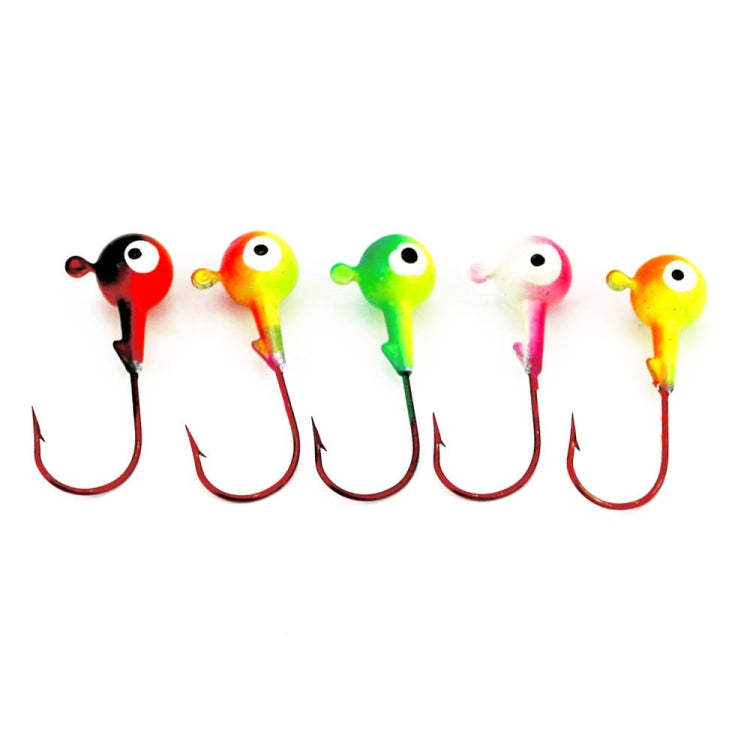 HENGJIA 5 couleurs/ensemble hameçons lestés pour leurres, ensemble hameçons colorés, 7g, 10,5g