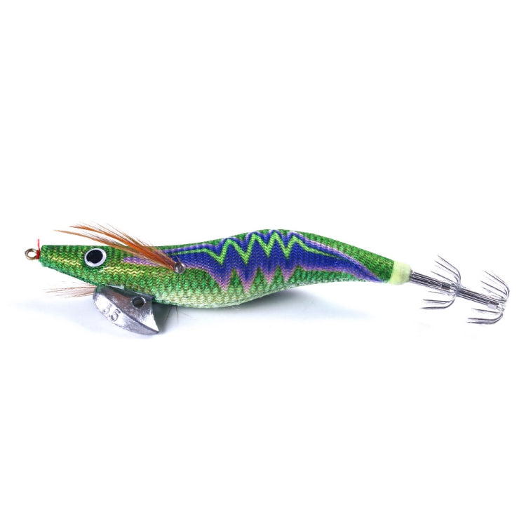 HENGJIA 14cm 20g Crevette en Bois Lumineuse Appât Artificiel Hameçon Calmar Leurre Luya, 1, 2, 3, 4, 5, 6, 7, 8, 9, 10, 10 Couleurs
