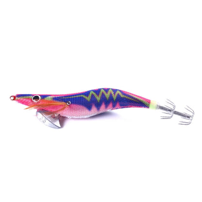 HENGJIA 14cm 20g Crevette en Bois Lumineuse Appât Artificiel Hameçon Calmar Leurre Luya, 1, 2, 3, 4, 5, 6, 7, 8, 9, 10, 10 Couleurs