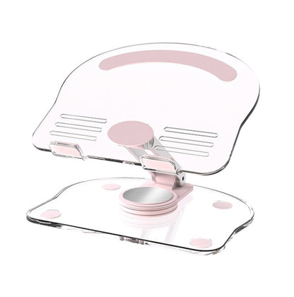 Support de téléphone portable/tablette de bureau rotatif et pliable antidérapant KF-Z11 en acrylique, KF-Z11 (blanc), KF-Z11 (rose), KF-Z11 (vert), KF-Z11 (noir)