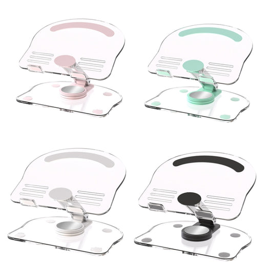 KF-Z11 Acrylic Tablet PC Mobile Phone Bracket Desktop Rotating Foldable Lazy Non-slip Phone Support Frame, KF-Z11 (Black), KF-Z11 (White), KF-Z11 (Pink), KF-Z11 (Green)