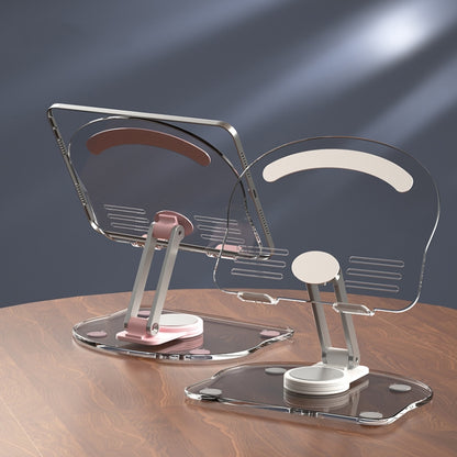 KF-Z11 Acrylic Tablet PC Mobile Phone Bracket Desktop Rotating Foldable Lazy Non-slip Phone Support Frame, KF-Z11 (Black), KF-Z11 (White), KF-Z11 (Pink), KF-Z11 (Green)