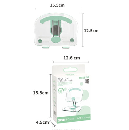 Support de téléphone portable/tablette de bureau rotatif et pliable antidérapant KF-Z11 en acrylique, KF-Z11 (blanc), KF-Z11 (rose), KF-Z11 (vert), KF-Z11 (noir)