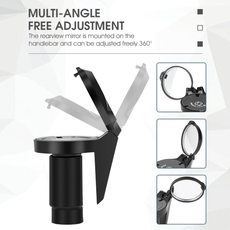 WEST BIKING Bicycle Handlebar Convex Rear View Mirror