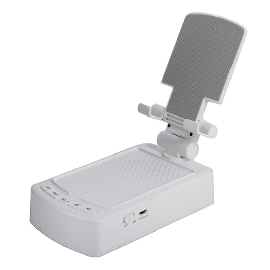 3-in-1 Multifunktionaler Desktop-Handyhalter mit Teleskoparm und Bluetooth-Audio