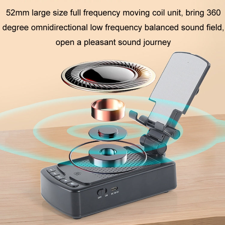 3 in 1 Multi-functional Desktop Mobile Phone Telescopic Bracket Bluetooth Audio