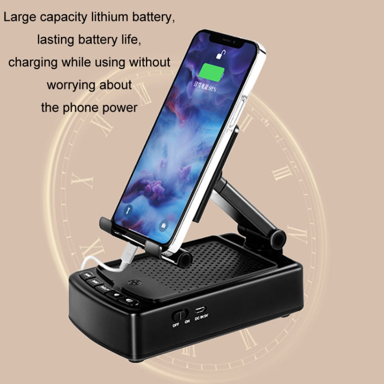 3 in 1 Multi-functional Desktop Mobile Phone Telescopic Bracket Bluetooth Audio