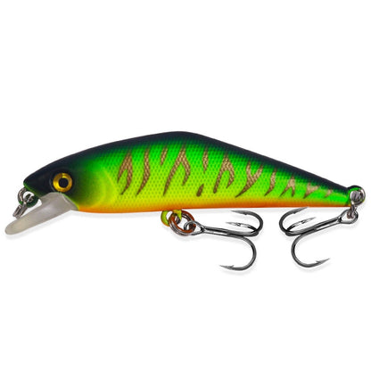 HENGJIA 5.7cm 3.4g Microbe Road Lures Slow Sinking Minnow Fake Bait, 1, 2, 3, 4, 5, 6, 7, 8, 9, 10, 10 couleurs ensachées, 10 couleurs en boîte
