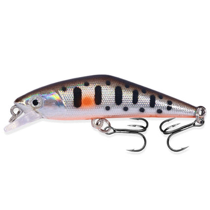 HENGJIA 5.7cm 3.4g Microbe Road Lures Slow Sinking Minnow Fake Bait, 1, 2, 3, 4, 5, 6, 7, 8, 9, 10, 10 couleurs ensachées, 10 couleurs en boîte