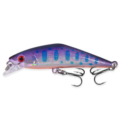 HENGJIA 5.7cm 3.4g Microbe Road Lures Slow Sinking Minnow Fake Bait, 1, 2, 3, 4, 5, 6, 7, 8, 9, 10, 10 couleurs ensachées, 10 couleurs en boîte
