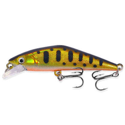 HENGJIA 5.7cm 3.4g Microbe Road Lures Slow Sinking Minnow Fake Bait, 1, 2, 3, 4, 5, 6, 7, 8, 9, 10, 10 couleurs ensachées, 10 couleurs en boîte