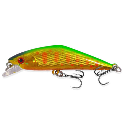HENGJIA 5.7cm 3.4g Microbe Road Lures Slow Sinking Minnow Fake Bait, 1, 2, 3, 4, 5, 6, 7, 8, 9, 10, 10 couleurs ensachées, 10 couleurs en boîte