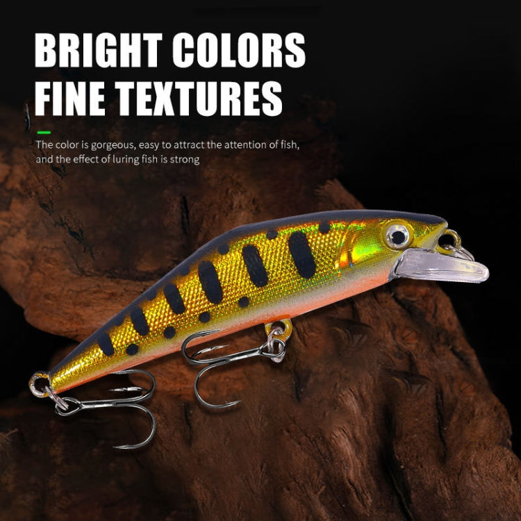 HENGJIA 5.7cm 3.4g Microbe Road Lures Slow Sinking Minnow Fake Bait, 1, 2, 3, 4, 5, 6, 7, 8, 9, 10, 10 couleurs ensachées, 10 couleurs en boîte