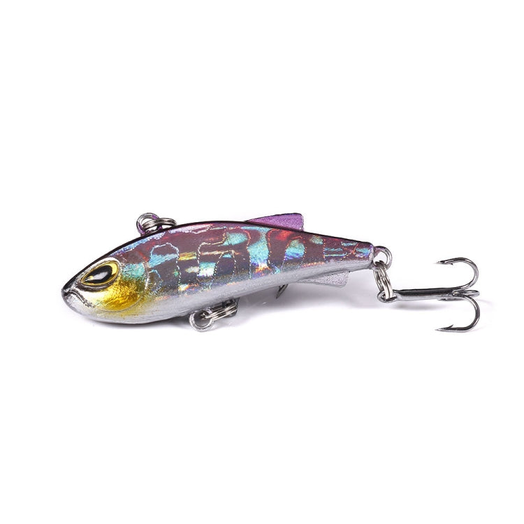 HENGJIA 4cm 4g Leurre de pêche VIB coulant avec trémolo pour perche, micro-leurre imitatif ver.