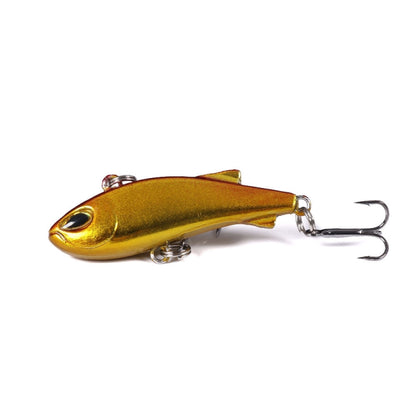 HENGJIA 4cm 4g Leurre de pêche VIB coulant avec trémolo pour perche, micro-leurre imitatif ver.