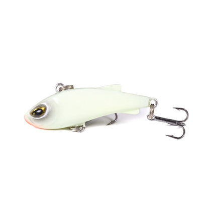 HENGJIA 4cm 4g Leurre de pêche VIB coulant avec trémolo pour perche, micro-leurre imitatif ver.