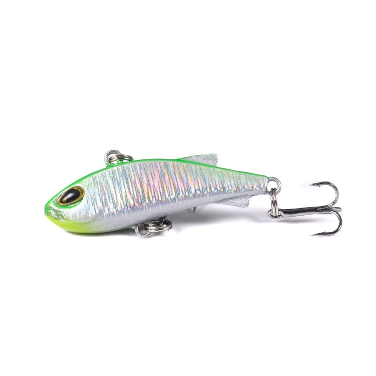 HENGJIA 4cm 4g Leurre de pêche VIB coulant avec trémolo pour perche, micro-leurre imitatif ver.