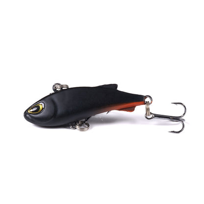 HENGJIA 4cm 4g Leurre de pêche VIB coulant avec trémolo pour perche, micro-leurre imitatif ver.