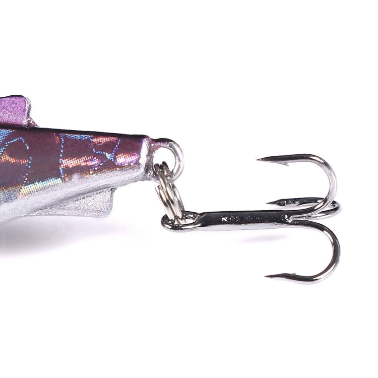 HENGJIA 4cm 4g Leurre de pêche VIB coulant avec trémolo pour perche, micro-leurre imitatif ver.