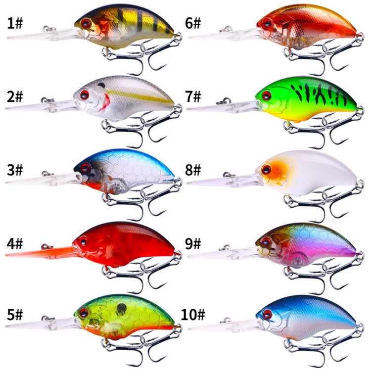 HENGJIA Rock Lure Small Fat Hard Bait Boxed Fake Bait